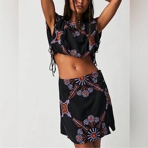 NWOT free people sardinia sun mini dress